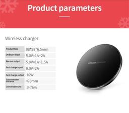 Refurbished 9eight5 Qi Wireless Fast Charging Pad for Phones (10W) - Reebelo Deutschland