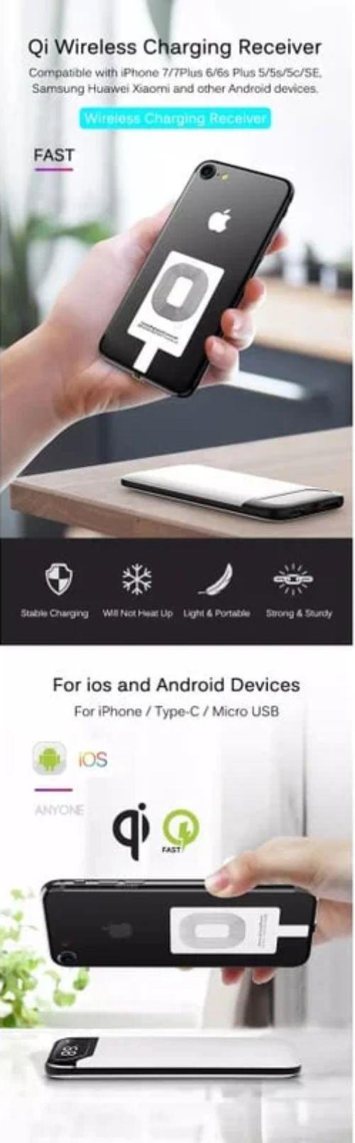 Refurbished 9eight5 Wireless Charging Receiver Type C Devices - Reebelo Deutschland