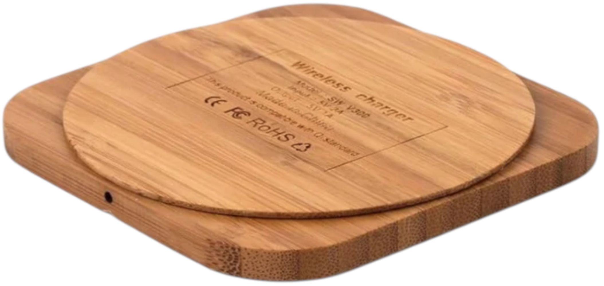 Refurbished 9eight5 Wood-Design Wireless Charger Pad (5W) - Reebelo Deutschland