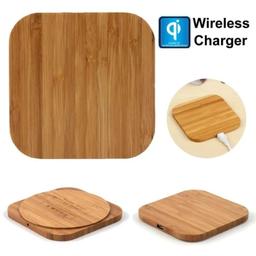 Refurbished 9eight5 Wood-Design Wireless Charger Pad (5W) - Reebelo Deutschland