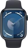 Apple Watch Series 9 (GPS) - 64GB - 45 mm - Mitternacht Aluminiumgehäuse with Mitternacht Kautschuk Sportarmband - Einheitsgröße