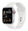 Apple Watch Series 9 (GPS) - 64GB - 45 mm - Silber Aluminiumgehäuse with Weiß Kautschuk Sportarmband - Klein/Mittel