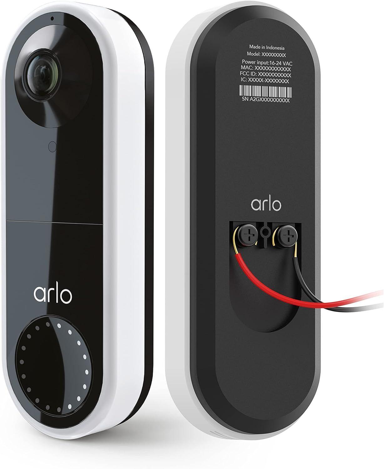Refurbished Arlo AVD1001-1CCNAS Essential Wired Video Doorbell - Reebelo Deutschland