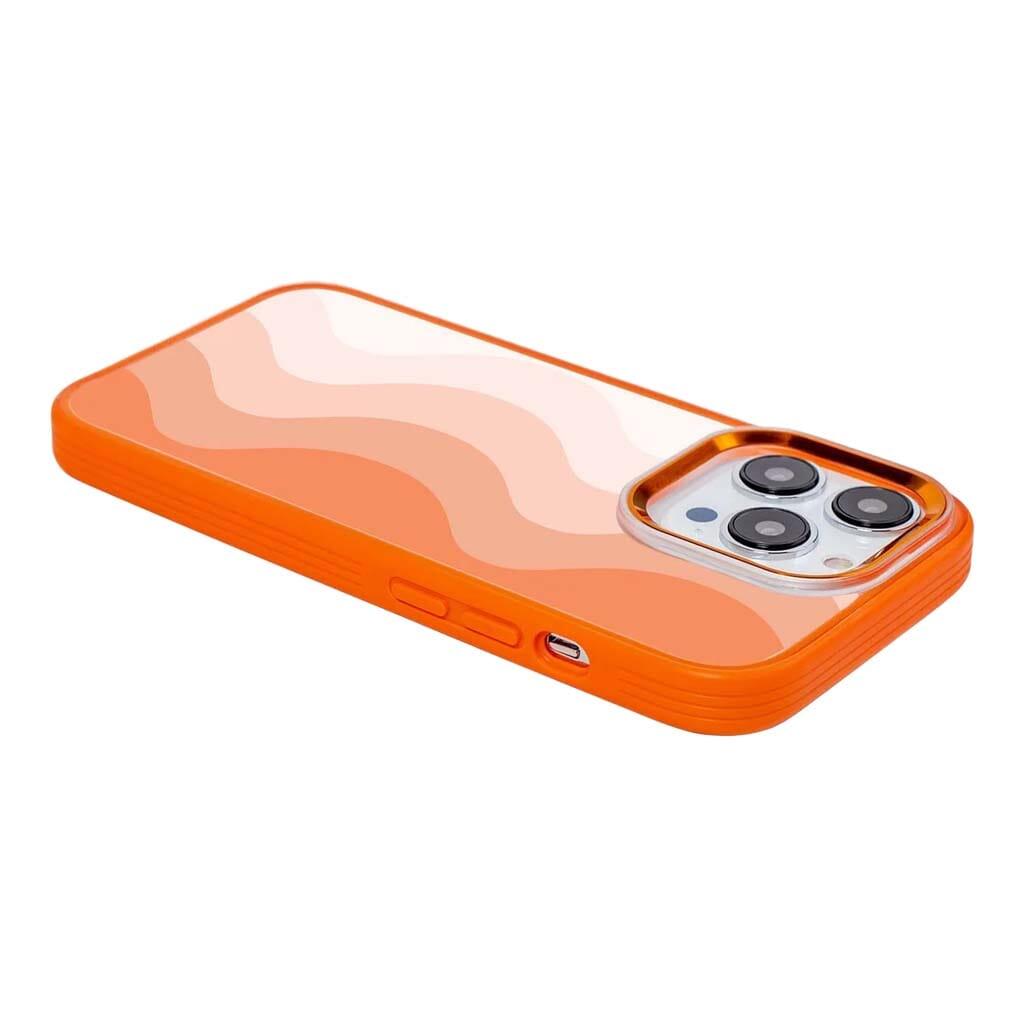 Refurbished Caseco MagSafe iPhone 14 Pro Max Orange Wave Case - Reebelo Deutschland