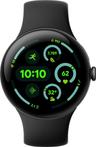 Google Pixel Watch 3 (Bluetooth) - 32 GB - 45 mm - Mattschwarz Gehäuse aus 100 % recyceltem Aluminium with Obsidian Fluorelastomer Active Armband