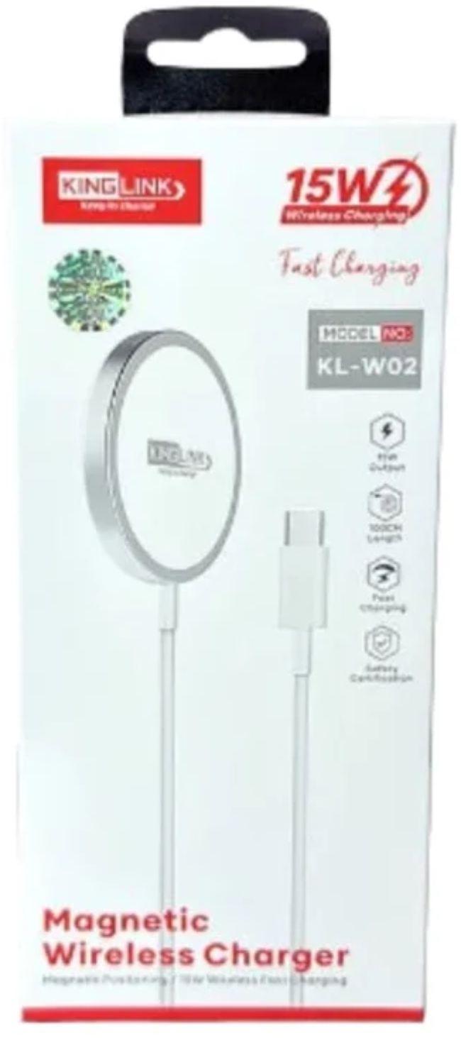 Refurbished Kinglink KLW02 15W Magnetic Wireless Charger Pad (1M) - Reebelo Deutschland