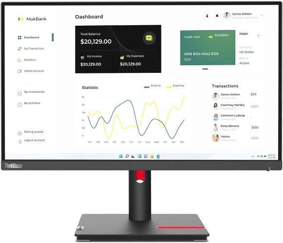 Refurbished Lenovo ThinkVision P24h-30 Monitor 23,8" - Reebelo Deutschland