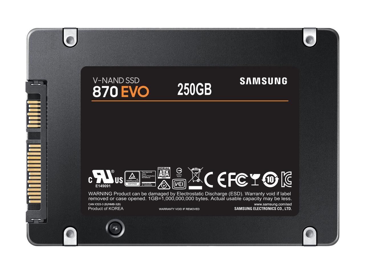 Refurbished Samsung 870 EVO SATA 2.5" Interval SSD - Reebelo Deutschland