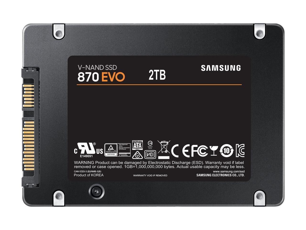 Refurbished Samsung 870 EVO SATA 2.5" Interval SSD - Reebelo Deutschland