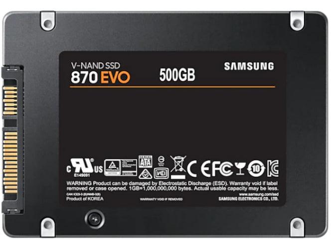 Refurbished Samsung 870 EVO SATA III 2.5" 500GB Internal SSD - Reebelo Deutschland