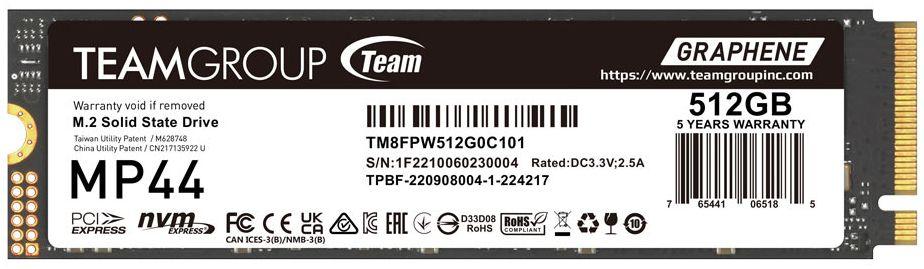 Refurbished Team Group Elite MP44 M.2 PCIe 4.0 SSD - Reebelo Deutschland