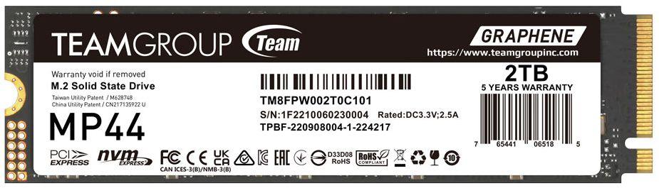 Refurbished Team Group Elite MP44 M.2 PCIe 4.0 SSD - Reebelo Deutschland