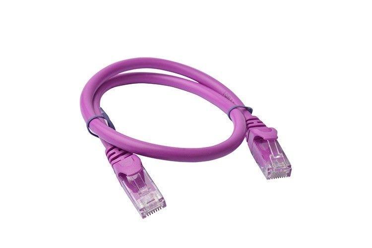 Refurbished 8Ware CAT6A Kabel 0,25m (25cm) - Lila RJ45 Ethernet Netzwerk LAN UTP Patchkabel Snagless - Reebelo Deutschland