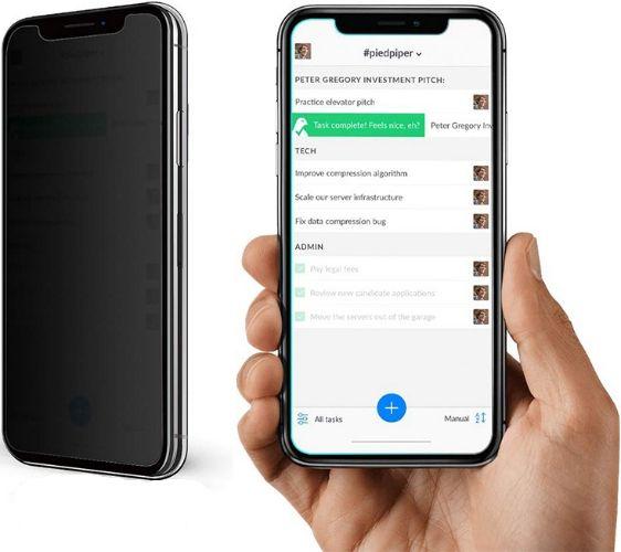 Refurbished Nuglas (2 Stück) Flaches Privacy-Panzerglas-Displayschutz für iPhone 11 Pro/ XS/ X - Reebelo Deutschland