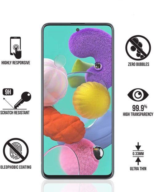 Refurbished Nuglas Flaches Klares Gehärtetes Glas Displayschutzfolie für Galaxy A51 - Reebelo Deutschland