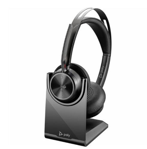 Refurbished Poly com Voyager Focus 2 UC USB-C Headset with Charge Stand (VFOCUS2) - Reebelo Deutschland