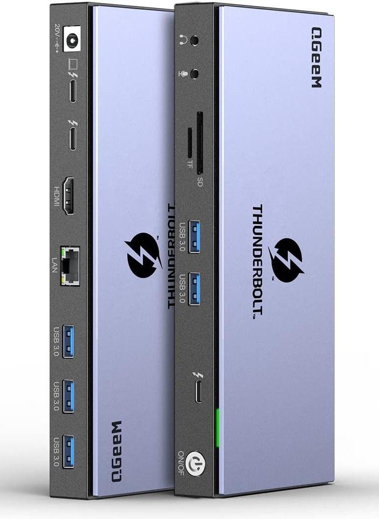 Refurbished QGeeM 16 in 1 Universal USB C Thunderbolt 4 Docking Station - Reebelo Deutschland