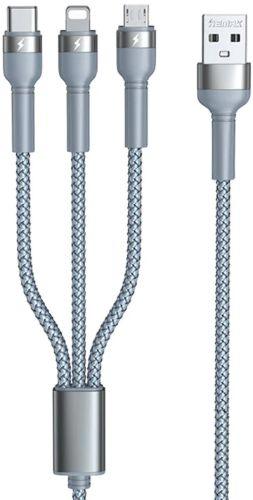 Refurbished Remax RC-124th Jany Series 3-in-1 Ladekabel 3.1A (1.2M) - Reebelo Deutschland