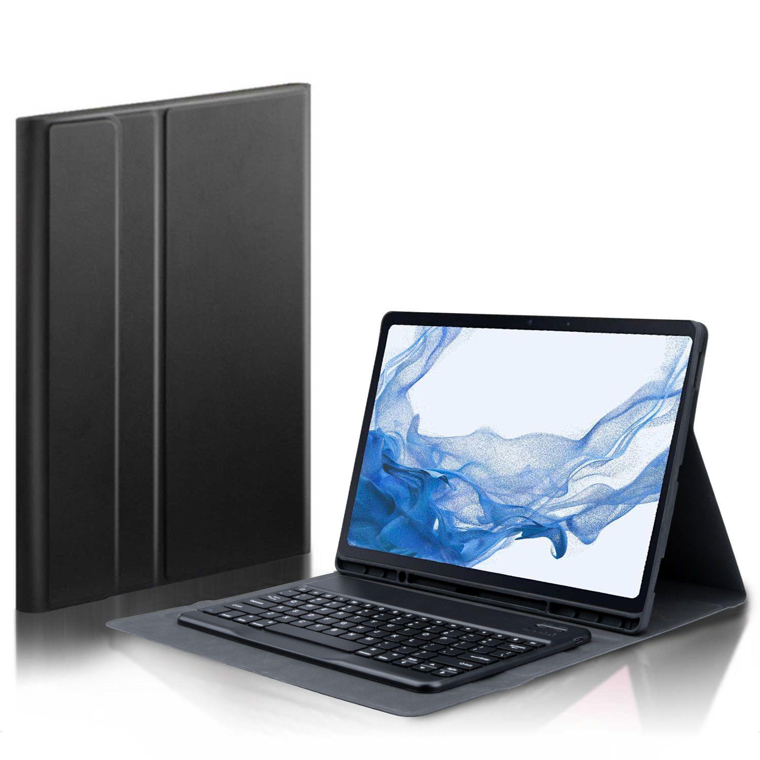 Refurbished Tough On Bluetooth Keyboard Cover Leder-Hülle für Galaxy Tab S8 Ultra - Reebelo Deutschland