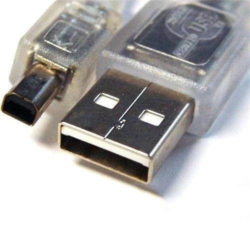 Refurbished 8Ware USB 2.0 Kabel 3m A auf B 4-pin Mini Transparent Metallummantelung UL-geprüft - Reebelo Deutschland
