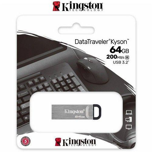Refurbished Kingston technology USB-Stick 64GB Data Traveler USB 3.2 Kyson Flash-Laufwerk Speicherstick PC - Reebelo Deutschland