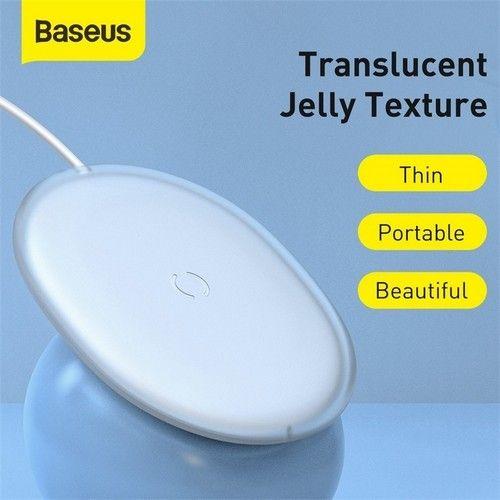 Refurbished Baseus Wireless Charger Jelly FAST Charger Pad 15W Weiß Für iPhone13 12 Samsung - Reebelo Deutschland
