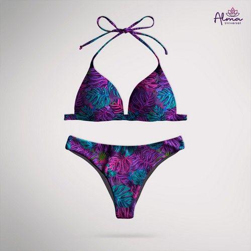 Refurbished Women bikini Two Piece Swimsuit ocean love REVERSIBLE bottom CORAL LOVE Swimwear made from recycled plastic bottles Variant Size Value L - Reebelo Deutschland