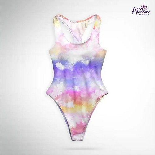 Refurbished Women's UPF 50+ Reversible TIE DYE ONE PIECE Bathing Suits One Piece Swimsuits made from recycled plastic bottles Variant Size Value S - Reebelo Deutschland